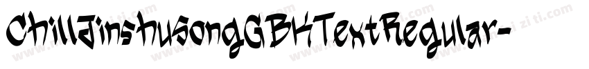 ChillJinshuSongGBKTextRegular字体转换