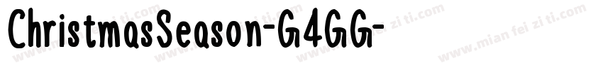 ChristmasSeason-G4GG字体转换