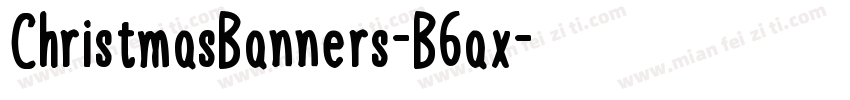ChristmasBanners-B6ax字体转换