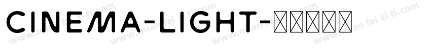 cinema-light字体转换