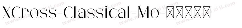 XCross-Classical-Mo字体转换