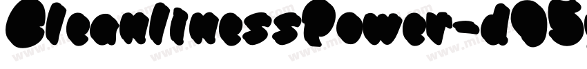 CleanlinessPower-d95y6字体转换