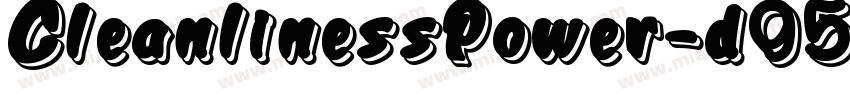 CleanlinessPower-d95y6字体转换