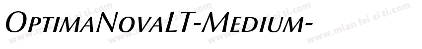 OptimaNovaLT-Medium字体转换