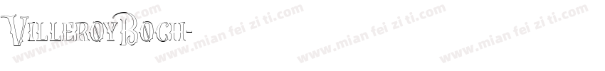 VilleroyBoch字体转换