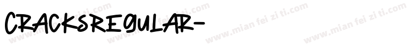 CracksRegular字体转换