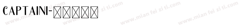 captaini字体转换