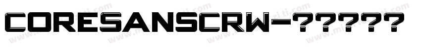 CoreSansCRW字体转换