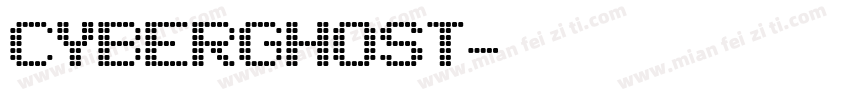 CYBERGH0ST字体转换