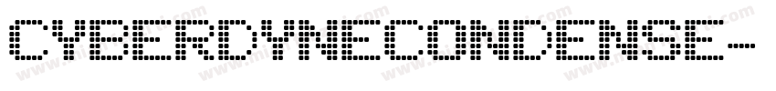 cyberdynecondense字体转换