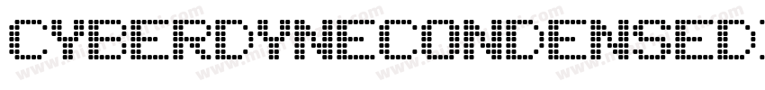 cyberdynecondensedit字体转换
