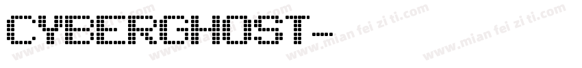 CYBERGH0ST字体转换