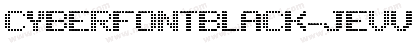 CyberfontBlack-jEVvv字体转换