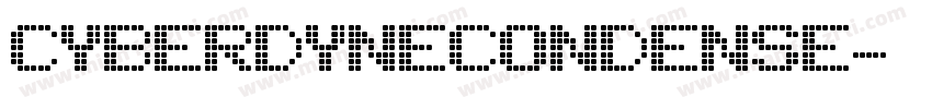 cyberdynecondense字体转换