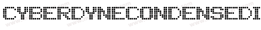 cyberdynecondensedit字体转换