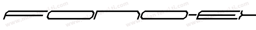 Fono-ExpandedOblique字体转换