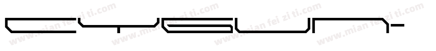 CYGUN字体转换