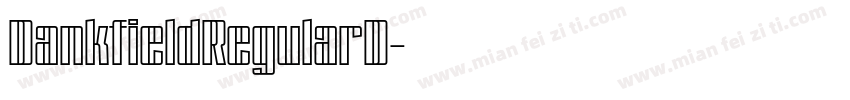 DankfieldRegularD字体转换