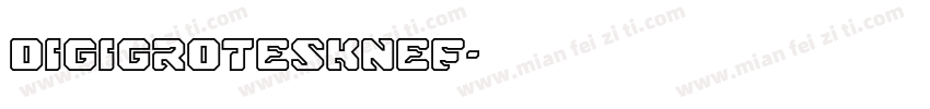 DigiGroteskNEF字体转换