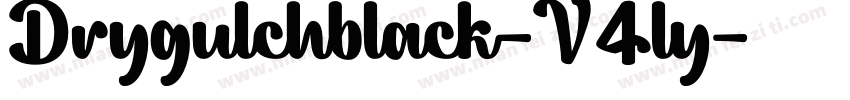 Drygulchblack-V4ly字体转换