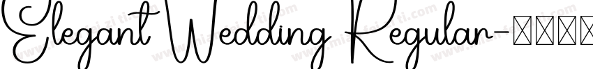 ElegantWeddingRegular字体转换