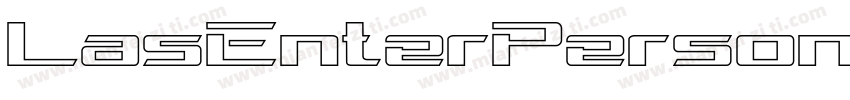LasEnterPersonalUseO字体转换