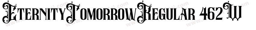 EternityTomorrowRegular-462W字体转换