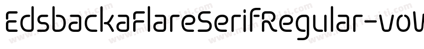 EdsbackaFlareSerifRegular-voWA字体转换