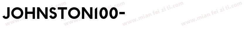 Johnston100字体转换