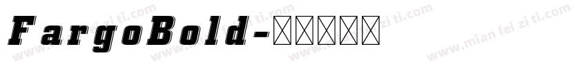 FargoBold字体转换