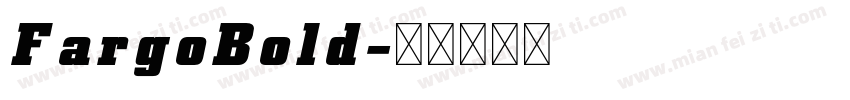 FargoBold字体转换
