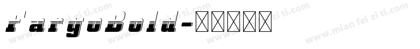 FargoBold字体转换