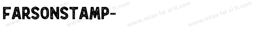 FarsonStamp字体转换
