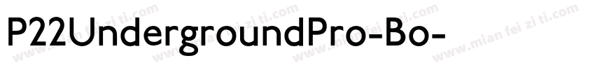 P22UndergroundPro-Bo字体转换
