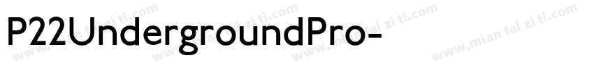 P22UndergroundPro字体转换