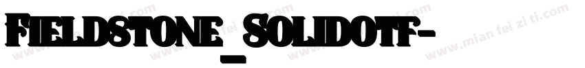 Fieldstone_Solidotf字体转换