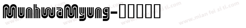 MunhwaMyung字体转换