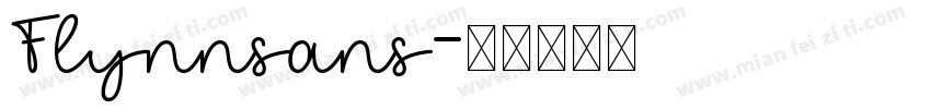 Flynnsans字体转换
