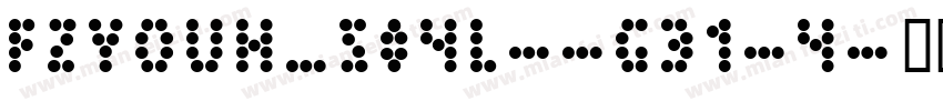 FZYOUH_504L--GB1-4字体转换