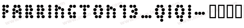 Farrington7B_Qiqi字体转换