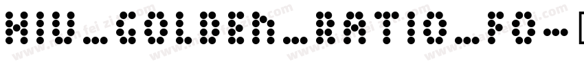 HIU_Golden_Ratio_Fo字体转换