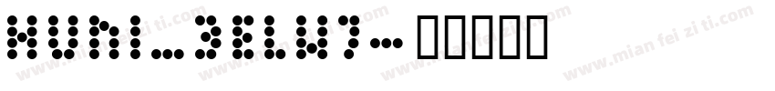 Huni_Belwj字体转换