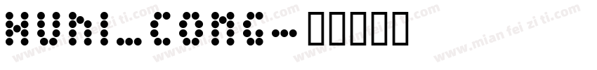 Huni_Comg字体转换