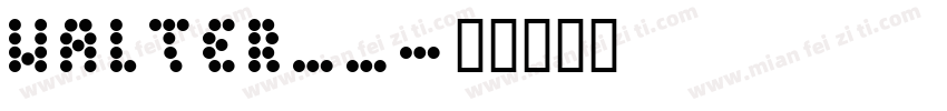 WALTER__字体转换