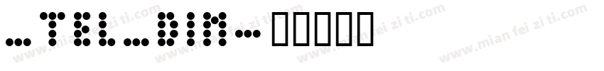 _tel_dim字体转换