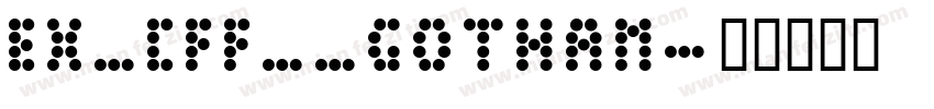 ex_cff__gotham字体转换