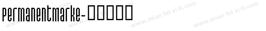 PermanentMarke字体转换