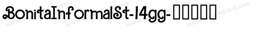 BonitaInformalSt-14gg字体转换