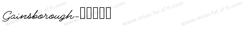 Gainsborough字体转换