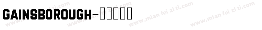 Gainsborough字体转换